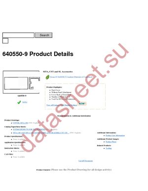 640550-9 datasheet  